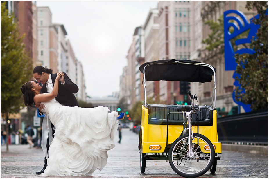 Wedding rickshaw